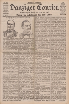 Danziger Courier : Kleine Danziger Zeitung für Stadt und Land : Organ für Jedermann aus dem Volke. Jg.15, Nr. 260 (4 November 1896)