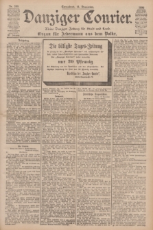Danziger Courier : Kleine Danziger Zeitung für Stadt und Land : Organ für Jedermann aus dem Volke. Jg.15, Nr. 269 (14 November 1896)