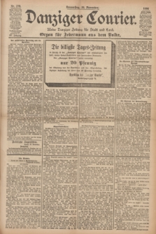 Danziger Courier : Kleine Danziger Zeitung für Stadt und Land : Organ für Jedermann aus dem Volke. Jg.15, Nr. 278 (26 November 1896)
