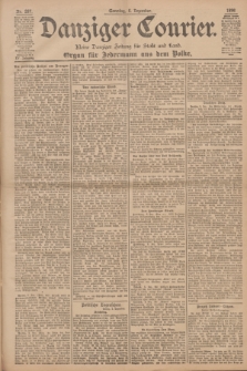 Danziger Courier : Kleine Danziger Zeitung für Stadt und Land : Organ für Jedermann aus dem Volke. Jg.15, Nr. 287 (6 Dezember 1896) + dod.