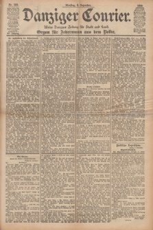 Danziger Courier : Kleine Danziger Zeitung für Stadt und Land : Organ für Jedermann aus dem Volke. Jg.15, Nr. 288 (8 Dezember 1896)