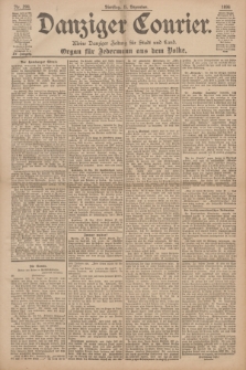 Danziger Courier : Kleine Danziger Zeitung für Stadt und Land : Organ für Jedermann aus dem Volke. Jg.15, Nr. 294 (15 Dezember 1896)