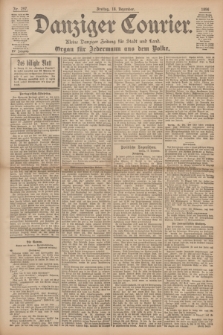 Danziger Courier : Kleine Danziger Zeitung für Stadt und Land : Organ für Jedermann aus dem Volke. Jg.15, Nr. 297 (18 Dezember 1896) + dod.