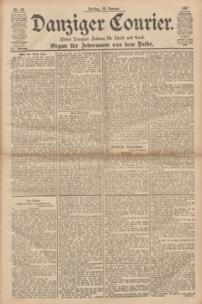 Danziger Courier : Kleine Danziger Zeitung für Stadt und Land : Organ für Jedermann aus dem Volke. Jg.16, Nr. 12 (15 Januar 1897) + dod.