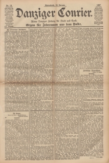 Danziger Courier : Kleine Danziger Zeitung für Stadt und Land : Organ für Jedermann aus dem Volke. Jg.16, Nr. 13 (16 Januar 1897)