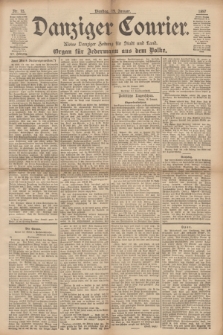 Danziger Courier : Kleine Danziger Zeitung für Stadt und Land : Organ für Jedermann aus dem Volke. Jg.16, Nr. 15 (19 Januar 1897)