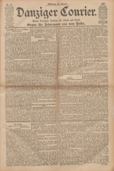 Danziger Courier : Kleine Danziger Zeitung für Stadt und Land : Organ für Jedermann aus dem Volke. Jg.16, Nr. 16 (20 Januar 1897)