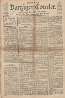 Danziger Courier : Kleine Danziger Zeitung für Stadt und Land : Organ für Jedermann aus dem Volke. Jg.16, Nr. 23 (28 Januar 1897)