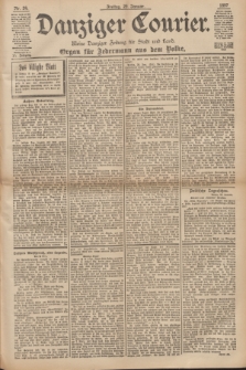 Danziger Courier : Kleine Danziger Zeitung für Stadt und Land : Organ für Jedermann aus dem Volke. Jg.16, Nr. 24 (29 Januar 1897) + dod.