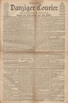 Danziger Courier : Kleine Danziger Zeitung für Stadt und Land : Organ für Jedermann aus dem Volke. Jg.16, Nr. 33 (9 Februar 1897)