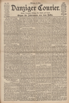 Danziger Courier : Kleine Danziger Zeitung für Stadt und Land : Organ für Jedermann aus dem Volke. Jg.16, Nr. 110 (12 Mai 1897)