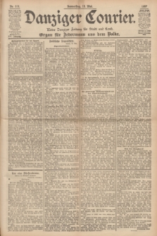 Danziger Courier : Kleine Danziger Zeitung für Stadt und Land : Organ für Jedermann aus dem Volke. Jg.16, Nr. 111 (13 Mai 1897)