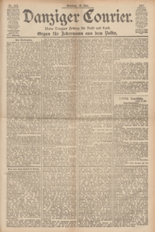 Danziger Courier : Kleine Danziger Zeitung für Stadt und Land : Organ für Jedermann aus dem Volke. Jg.16, Nr. 114 (16 Mai 1897) + dod.