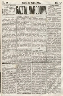 Gazeta Narodowa. 1865, nr 69
