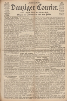 Danziger Courier : Kleine Danziger Zeitung für Stadt und Land : Organ für Jedermann aus dem Volke. Jg.16, Nr. 117 (20 Mai 1897)