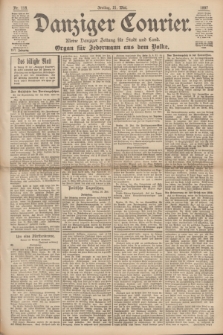 Danziger Courier : Kleine Danziger Zeitung für Stadt und Land : Organ für Jedermann aus dem Volke. Jg.16, Nr. 118 (21 Mai 1897) + dod.