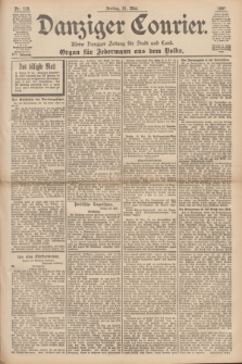 Danziger Courier : Kleine Danziger Zeitung für Stadt und Land : Organ für Jedermann aus dem Volke. Jg.16, Nr. 119 (21 Mai 1897) + dod.