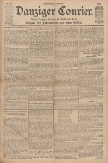 Danziger Courier : Kleine Danziger Zeitung für Stadt und Land : Organ für Jedermann aus dem Volke. Jg.17, Nr. 28 (3 Februar 1898)