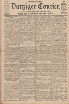 Danziger Courier : Kleine Danziger Zeitung für Stadt und Land : Organ für Jedermann aus dem Volke. Jg.17, Nr. 48 (26 Februar 1898)