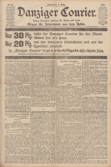 Danziger Courier : Kleine Danziger Zeitung für Stadt und Land : Organ für Jedermann aus dem Volke. Jg.17, Nr. 52 (3 März 1898)