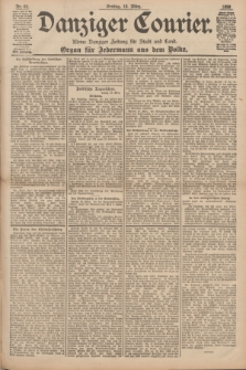 Danziger Courier : Kleine Danziger Zeitung für Stadt und Land : Organ für Jedermann aus dem Volke. Jg.17, Nr. 65 (18 März 1898)