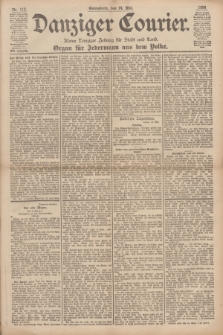 Danziger Courier : Kleine Danziger Zeitung für Stadt und Land : Organ für Jedermann aus dem Volke. Jg.17, Nr. 112 (14 Mai 1898)