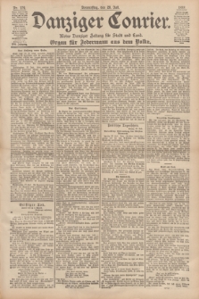 Danziger Courier : Kleine Danziger Zeitung für Stadt und Land : Organ für Jedermann aus dem Volke. Jg.17, Nr. 174 (28 Juli 1898)