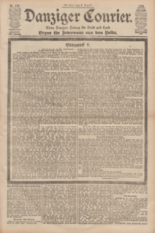 Danziger Courier : Kleine Danziger Zeitung für Stadt und Land : Organ für Jedermann aus dem Volke. Jg.17, Nr. 178 (2 August 1898)