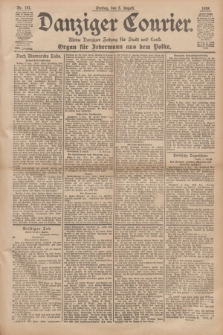 Danziger Courier : Kleine Danziger Zeitung für Stadt und Land : Organ für Jedermann aus dem Volke. Jg.17, Nr. 181 (5 August 1898)