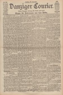 Danziger Courier : Kleine Danziger Zeitung für Stadt und Land : Organ für Jedermann aus dem Volke. Jg.17, Nr. 220 (20 September 1898)