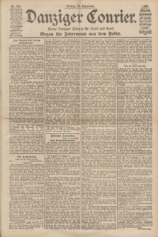 Danziger Courier : Kleine Danziger Zeitung für Stadt und Land : Organ für Jedermann aus dem Volke. Jg.17, Nr. 223 (23 September 1898)