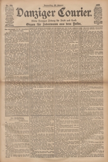 Danziger Courier : Kleine Danziger Zeitung für Stadt und Land : Organ für Jedermann aus dem Volke. Jg.17, Nr. 246 (20 Oktober 1898)