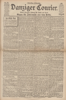 Danziger Courier : Kleine Danziger Zeitung für Stadt und Land : Organ für Jedermann aus dem Volke. Jg.17, Nr. 258 (3 November 1898)