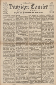 Danziger Courier : Kleine Danziger Zeitung für Stadt und Land : Organ für Jedermann aus dem Volke. Jg.17, Nr. 262 (8 November 1898)