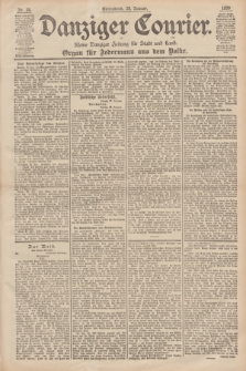 Danziger Courier : Kleine Danziger Zeitung für Stadt und Land : Organ für Jedermann aus dem Volke. Jg.18, Nr. 24 (28 Januar 1899)