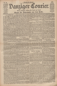 Danziger Courier : Kleine Danziger Zeitung für Stadt und Land : Organ für Jedermann aus dem Volke. Jg.18, Nr. 49 (26 Februar 1899) + dod.