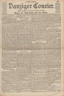 Danziger Courier : Kleine Danziger Zeitung für Stadt und Land : Organ für Jedermann aus dem Volke. Jg.18, Nr. 232 (3 Oktober 1899)