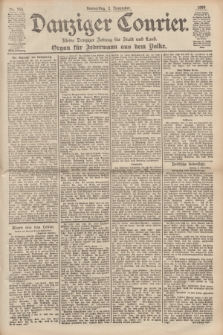 Danziger Courier : Kleine Danziger Zeitung für Stadt und Land : Organ für Jedermann aus dem Volke. Jg.18, Nr. 258 (2 November 1899)