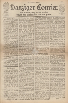 Danziger Courier : Kleine Danziger Zeitung für Stadt und Land : Organ für Jedermann aus dem Volke. Jg.19, Nr. 4 (6 Januar 1900)