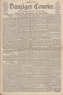 Danziger Courier : Kleine Danziger Zeitung für Stadt und Land : Organ für Jedermann aus dem Volke. Jg.19, Nr. 12 (16 Januar 1900)