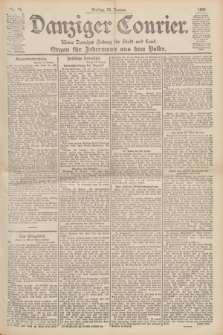 Danziger Courier : Kleine Danziger Zeitung für Stadt und Land : Organ für Jedermann aus dem Volke. Jg.19, Nr. 15 (19 Januar 1900)