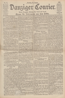 Danziger Courier : Kleine Danziger Zeitung für Stadt und Land : Organ für Jedermann aus dem Volke. Jg.19, Nr. 23 (28 Januar 1900) + dod.