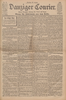 Danziger Courier : Kleine Danziger Zeitung für Stadt und Land : Organ für Jedermann aus dem Volke. Jg.19, Nr. 24 (30 Januar 1900)