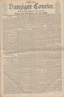Danziger Courier : Kleine Danziger Zeitung für Stadt und Land : Organ für Jedermann aus dem Volke. Jg.19, Nr. 33 (9 Februar 1900)