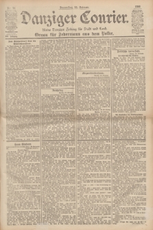 Danziger Courier : Kleine Danziger Zeitung für Stadt und Land : Organ für Jedermann aus dem Volke. Jg.19, Nr. 38 (15 Februar 1900)