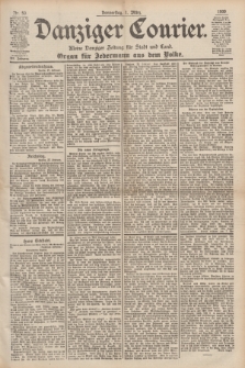Danziger Courier : Kleine Danziger Zeitung für Stadt und Land : Organ für Jedermann aus dem Volke. Jg.19, Nr. 50 (1 März 1900)