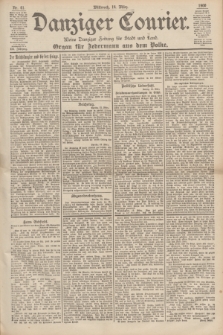 Danziger Courier : Kleine Danziger Zeitung für Stadt und Land : Organ für Jedermann aus dem Volke. Jg.19, Nr. 61 (14 März 1900)