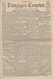 Danziger Courier : Kleine Danziger Zeitung für Stadt und Land : Organ für Jedermann aus dem Volke. Jg.19, Nr. 86 (12 April 1900)