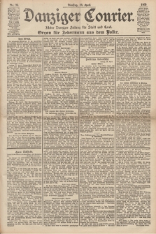 Danziger Courier : Kleine Danziger Zeitung für Stadt und Land : Organ für Jedermann aus dem Volke. Jg.19, Nr. 94 (24 April 1900)