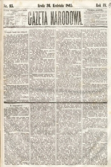 Gazeta Narodowa. 1865, nr 95